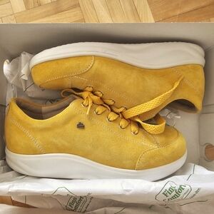 Finn Comfort Vibrant Yellow Sneakers